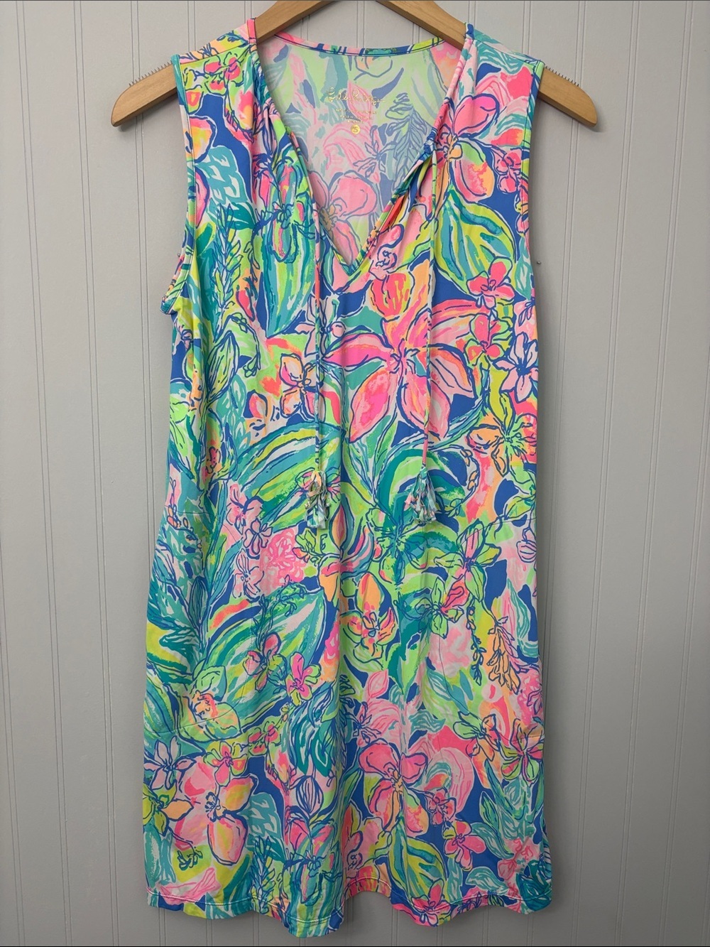 Lilly Pulitzer Johana Sleeveless Cover Up Dress Women Size Small